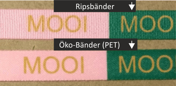 Ribsbander oder oeko geschenkbander?
