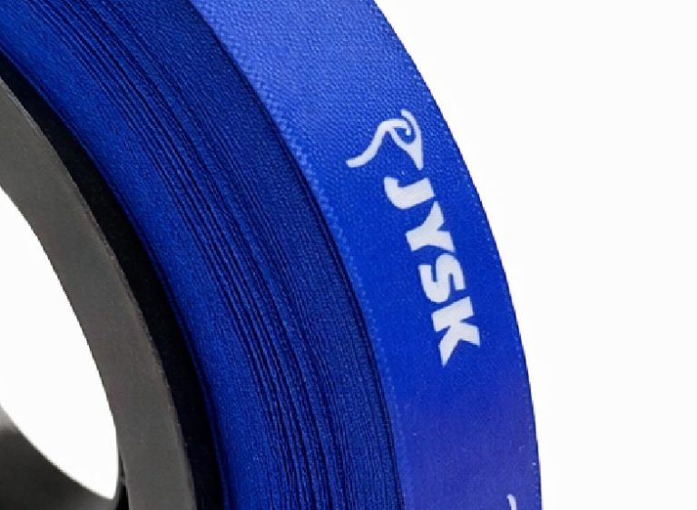 gechenkband logo bedrucken